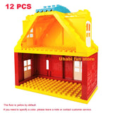 Bulk Big Particle Building Block Accessories Animal House DIY Assembled Bricks Children 3-6 Years Old Educational Toys And Gifts