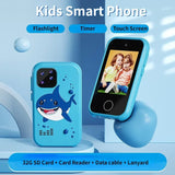 Children Camera Kids Smart Phone Toys Video Camera Outdoor Photography Games Touch Screen Phone with 32G SD Card