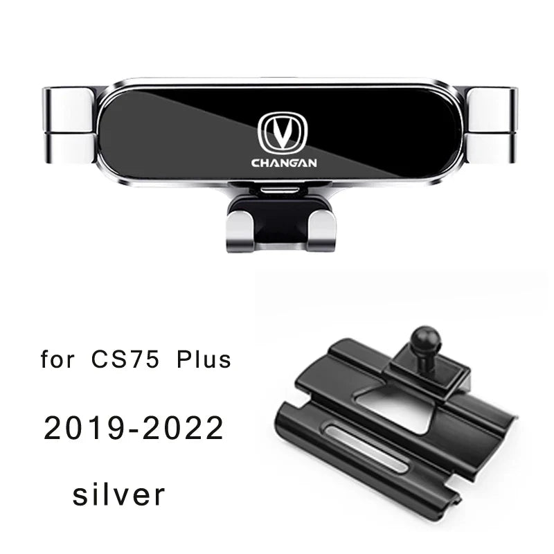 Car Phone Holder For Changan CS35 CS75 Plus 2022 2021 2019 Car Styling Bracket GPS Stand Rotatable Support Mobile Accessories