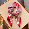 New 70cm Silk Feeling Square Scarf Women Luxury Brand Neck Tie Female Hair Shawl Wraps Headkerchief Hijab Bandana Echarpe 2022