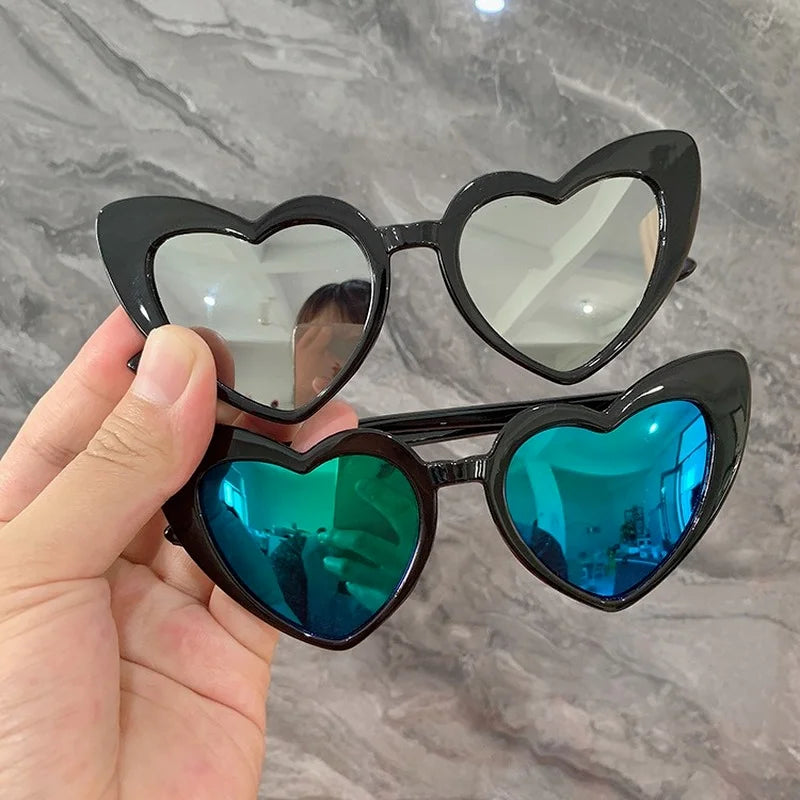 AKA VISION 2022 Heart Sunglasses Children Luxury Brand Eyewear For Boys/Girls Lovely Glasses Kids Gafas De Sol Mujer UV400