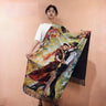 Van Gogh's Oil Painting Cashmere Scarf Women Winter Coffee House Print Wool Shawls and Wraps Ladies Cape Blanket Scarves New