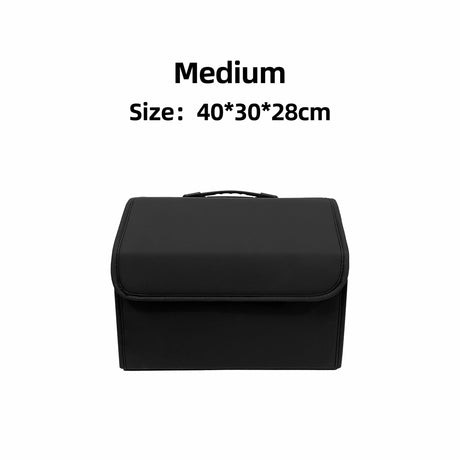 Car Storage Boxes Folding Auto Organizer Box PU Leather Waterproof Trunk Bag Large Capacity Multi-color SUV Cars Stowing Tidying