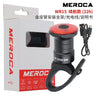 MEROCA Waterproof  Bicycle Smart Sensor Brake Taillights WR15 WR25 MTB Light Rechargeable Night Cycling Safety Rear Light