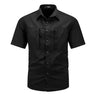 Men's Tactical Short-sleeved Shirt Summer New Outdoor Multi-pocket Quick-drying Military Cargo Shirt Hiking Fishing Work T-shirt