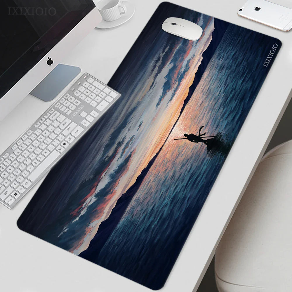 Mouse Pad Gaming Ocean Sea XL HD Computer Custom New Mousepad XXL keyboard pad Office Carpet Soft Office Accessories Mice Pad