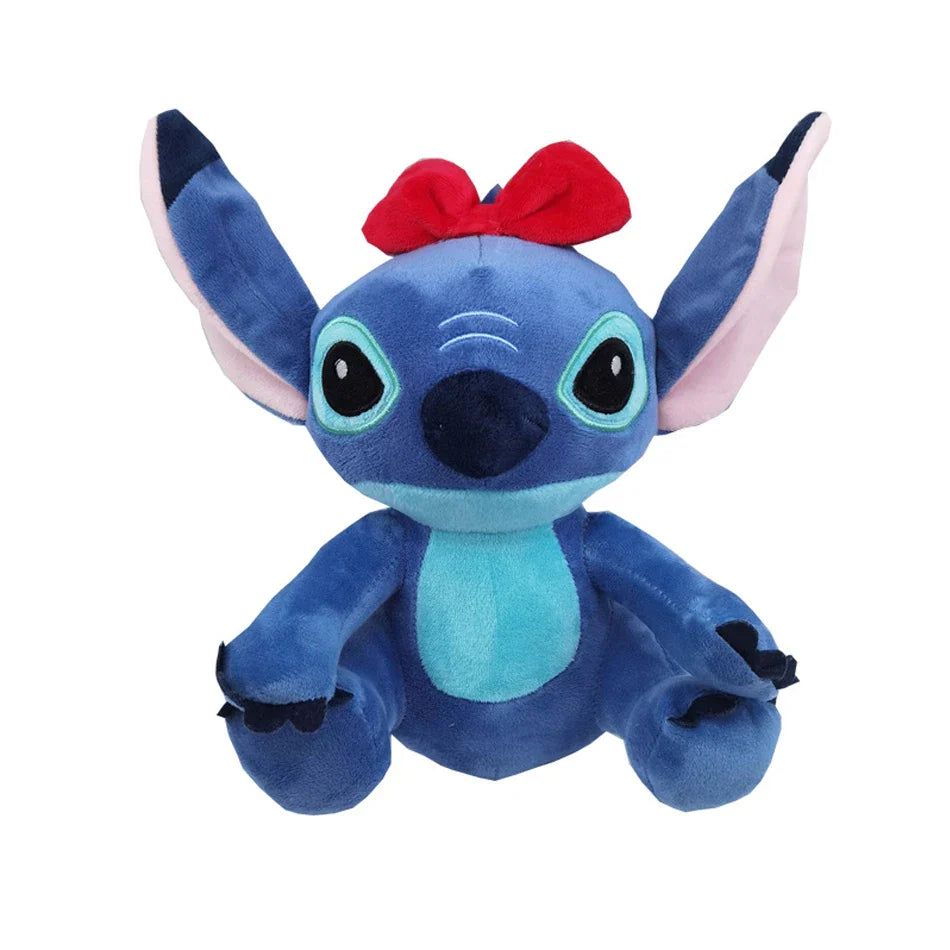 20cm Disney Anime Stitch Plush Stuffed Kawaii Toys TV Same Paragraph Role Pendant Doll Kids Birthday Gifts Couple Models