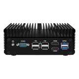 Firewall Mini PC 12th Gen Intel N100 2.5G Soft Router 4x i226-V LAN DDR5 2*COM Industrial Fanless Barebone PC Efficient cooling