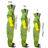 Beekeeper 3D Breathable Cloth Protection Long Sleeve Coverall Gloves Suit  Extra Large Size Beekeeping Bee Farm Tools Supplies