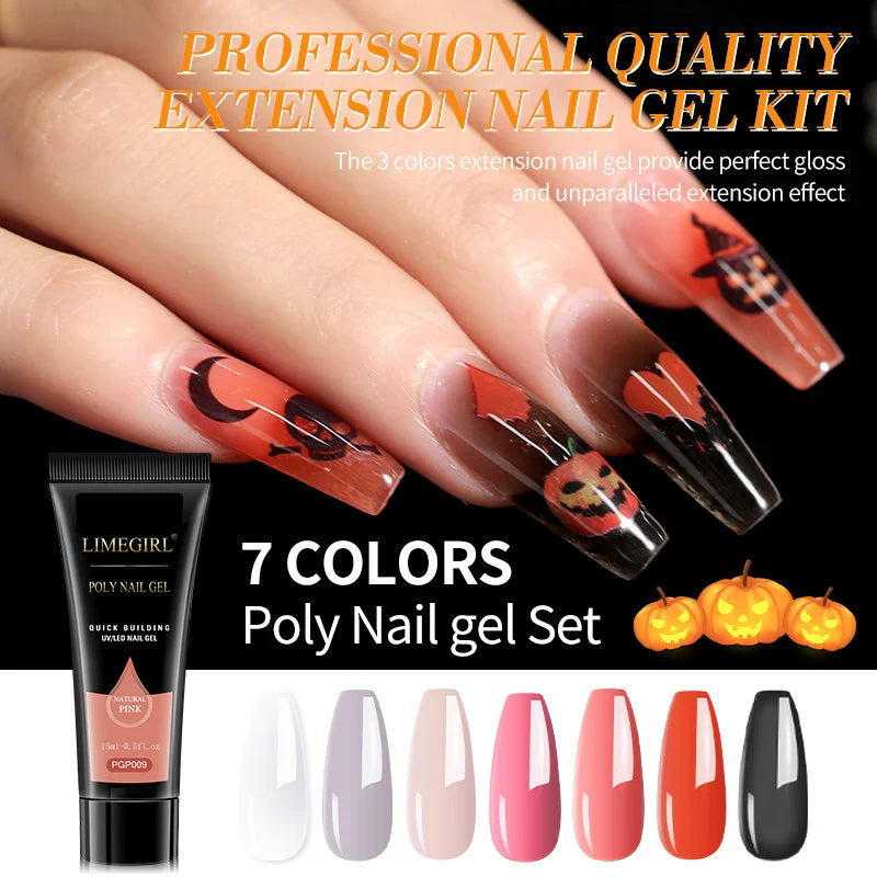 Limited nail extension gel kit Halloween manicure kit quick nail extension gel kit finger extension construction kit nail tool tool