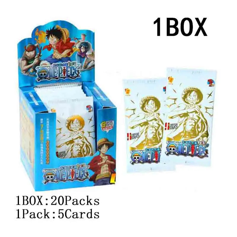 One Piece Collection Cards Box Booster Pack Anime Luffy Zoro Nami Chopper TCG Game Playing Game Cards