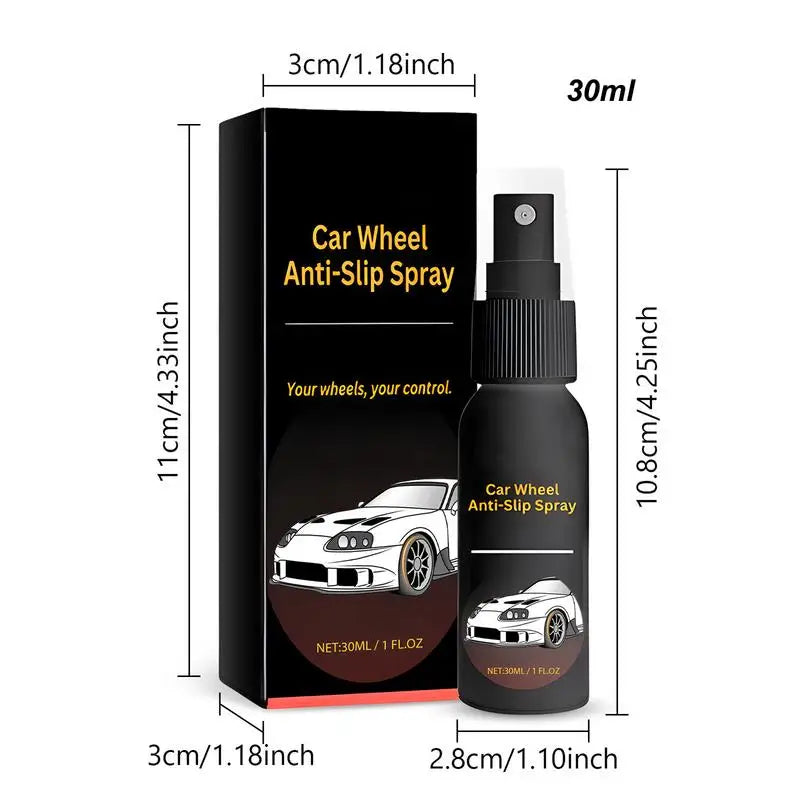 Car Wheel Anti Skid Spray Winter Snow Car Tire Protection 30ml Car Tyre Care Agent Anti Slip Spray Auto Cleaning Accessories