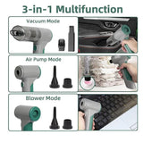 200000Pa Car Vacuum Cleaner 3 in 1 Wireless Portable Vacuum Cleaner Handheld Vacuum Pump For Home Electronic Car Accessories