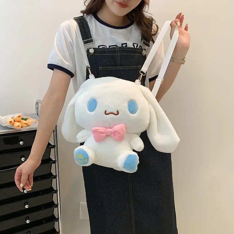 Plush toy backpack melodying backpack girl's cartoon bag kuromies gift bag girlfriend child