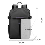 15 Inch Laptop Backpack For Men New Minimalist Urban Leisure Business Back Pack Youth College Student Schoolbag Sports Bags