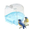 Parrot Bath Box Parrot Bathing Tub Box For Cage Parakeet Bird Cage Accessories Caged Bath Tube Shower Box For Parrots Conure