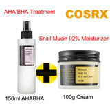 COSRX Series Snail Mucin Essence Cream Anti-Wrinkles Fade Fine Lines Moisturizing Toner AHA/BHA Anti-aging Skin Care Product