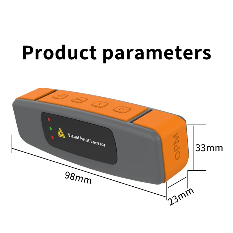 VFL 50/30/20/10MW Visual Fault Locator Fiber Optic Cable Tester 10-50Km Range Optical Equipment Red Laser Pen USB