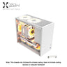 ZZAW C2 C2P M-ATX Computer Case Side Transparent MINI-ITX All Aluminum Desktop Office Small Chassis Supports Long Graphic Card