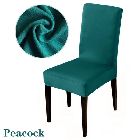 Dining chair Cover For Home Polar Fleece Fabric Chair Cover Stretch Slipcovers Seat Chair Covers Banquet Hotel Dining Room