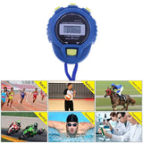 LCD Chronograph Digital Timer Stopwatch Sport Counter Odometer Watch Alarm