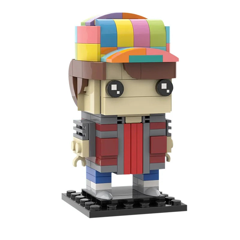 DIY Anime Movies Game Figure Brickheadz Building Block Kit Character Collectation Playset Brick Model Toys Kids Birthday Gift