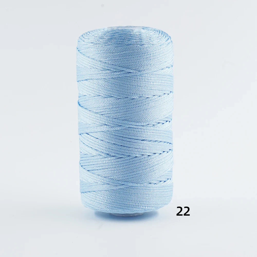 1Pc 100g 1.5mm Thin Ice nylon Yarns For Knitting And Crochet diy bag shoes hat hollow Yarn Thread Crochet Line DIY Bracelet mat