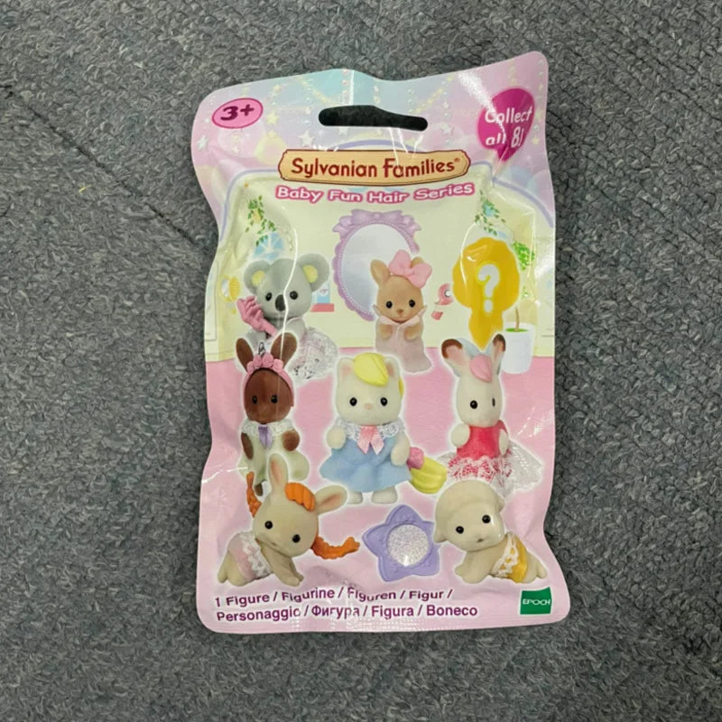 4cm Sylvanian Families Baby Band Series Mini Figure Random Blind Box Mystery Box Surprise 5325 5382 5699 5465 Pvc Kids Toys