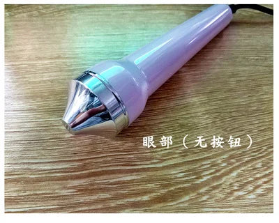 Ultrasonic Detoxification Probe Massage Head Beauty Salon Special Export and Import Instrument Accessories with Switch Face and