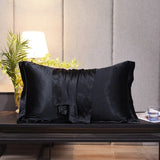 1PCS 100% Pure Silk Pillowcase Queen King Size for Hotel Home Soft Healthy Cushion  Cover Silk Pillowcase Pillow Case 48*74CM