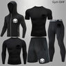 MMA Tactics Men's Thermal underwear Set Fitness leggings base Compression Sports suit underwear Long Johns Men Clothing Brand