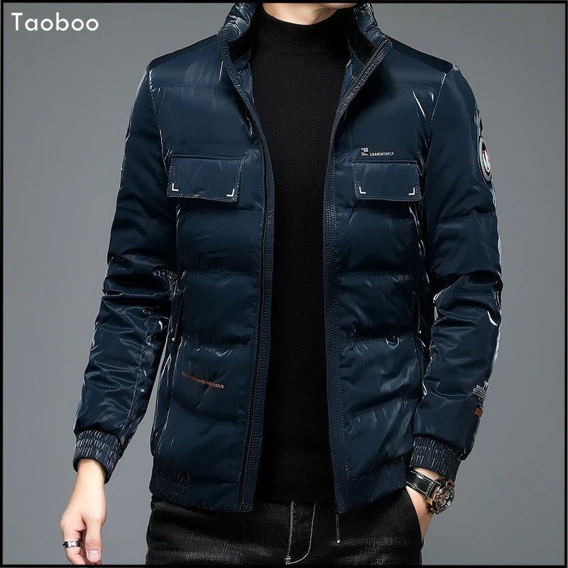 2022 Warm Thick Parka Men's winter jacket Casual Men's Outwear Solid Male Coats puffer jacket Classic Windbreak Down jacket men