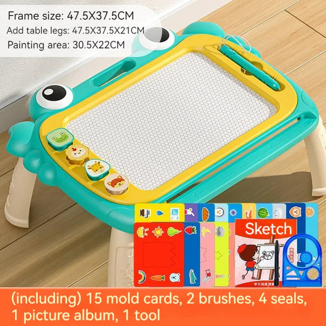 Drawing Board For Kids Magnetic Drawing Board Toy Household Graffiti Board Baby's Writing Board Magnetic Color Painting Frame