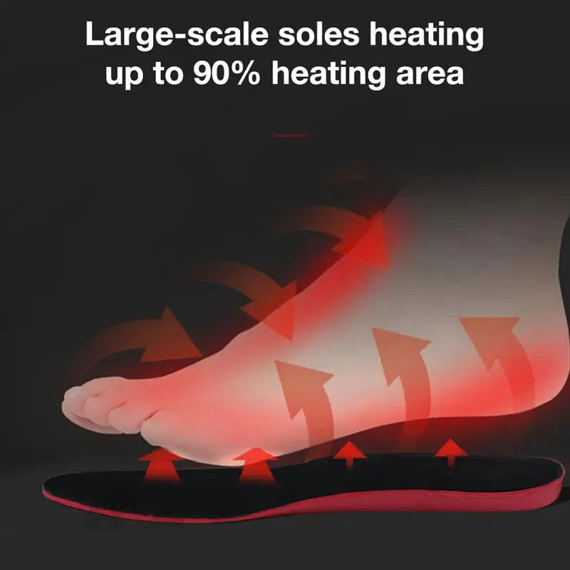 USB Heated Shoe Insoles Electric Insoles Foot Warming Pad Orthopedic Insoles Mat Winter Outdoor Sports Heating Insoles Unisex