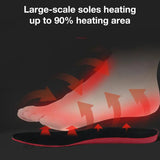 USB Heated Shoe Insoles Electric Insoles Foot Warming Pad Orthopedic Insoles Mat Winter Outdoor Sports Heating Insoles Unisex