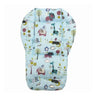 Portable Cartoon Baby Stroller Mat Warm Cotton Thick Feeding Chair Mat Kids Highchair Soft Cushion Stroller Accessories