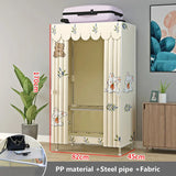 Dustproof Simple Wardrobe Home Bedroom Dormitory Clothing Quilt Bag Storage Cabinet Toys Sundries Organizer Rack