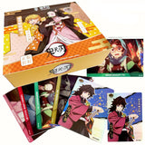 Original Demon Slayer Cards Nezuko Tanjiro Trading Card Game Flash Card Collection Toy Children's Gift