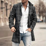 Men Clothing 2023 European American Autumn Winter New Men's Woolen Stand Neck Mid Length Pocket Casual Woolen Coat