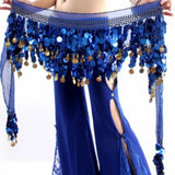 Belly Dance Belt Costumes Sequins Tassel Belly Dance Hip Scarf For Women Belly Dancing Belts Colors Belt