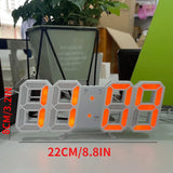 Wall Clocks Nordic Digital Alarm Clocks Hanging Watch Snooze Table Clocks Calendar Thermometer Electronic Clock Digital Clocks