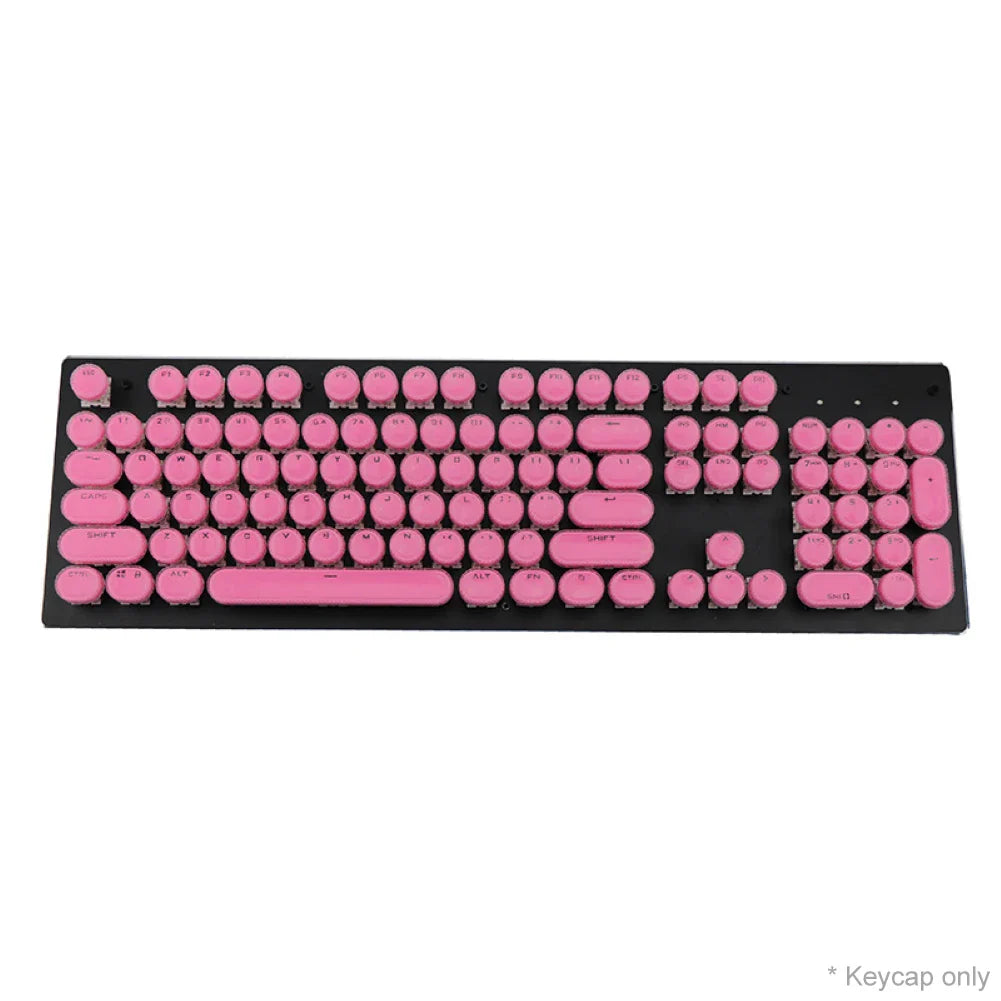 Game mechanical keyboard white punk keycap 104 KEYS computer keyboard laptop keyboard Russian English Hebrew Spanish