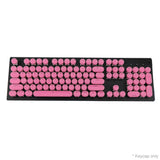 Game mechanical keyboard white punk keycap 104 KEYS computer keyboard laptop keyboard Russian English Hebrew Spanish