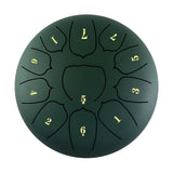 6 Inch Steel Tongue Drum 11 Notes Handpan Drum with Drum Mallet Finger Picks Percussion for Meditation Yoga 10 Colors