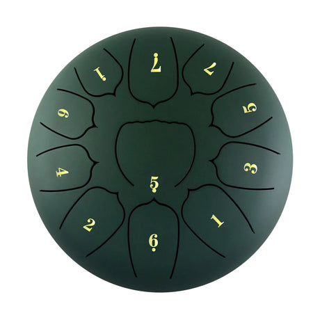 6 Inch Steel Tongue Drum 11 Notes Handpan Drum with Drum Mallet Finger Picks Percussion for Meditation Yoga 10 Colors