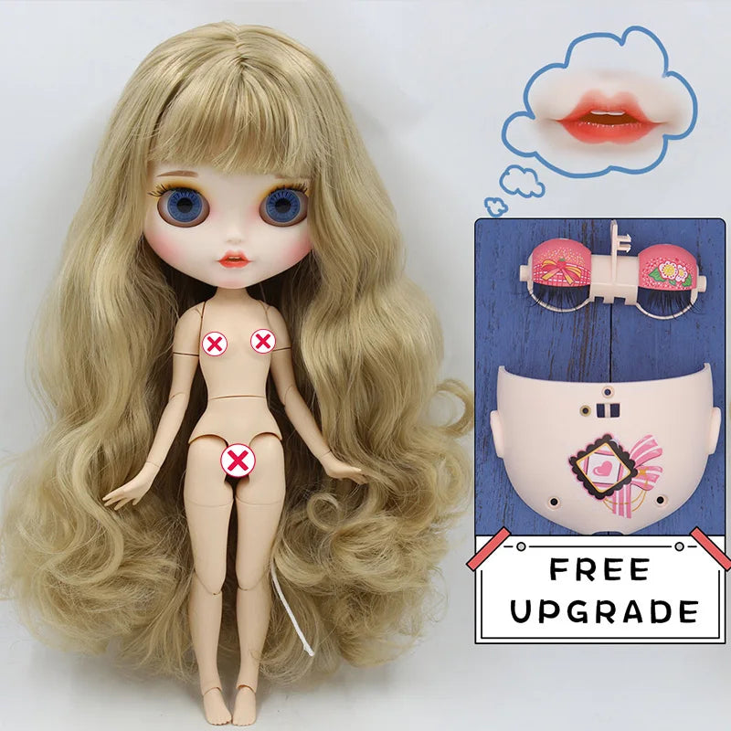 ICY DBS blyth doll CUSTMIZED carvd lips teeth matte face  joint body on sale 1/6 BJD neo azone