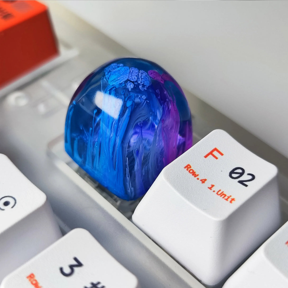 Personality Handmade Keycap For Cherry Mx Switch Gamer Mechanical Backlit Keyboard DOM Keycaps Replace Artisan Resin RGB Keycaps