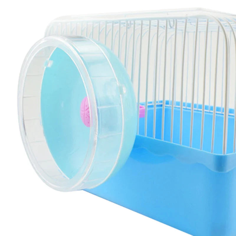 1pcs 11cm Hamster Wheel Small Animal Running Disc Toys Cute Plastic Jogging Exercise Wheel Pet Cage Accessories