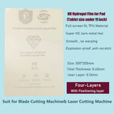 10 Pcs Tablets Pad HD Clear Matte Anti-blue Hydrogel Film for Cutter 11 inch LCD Screen Protector Front Film Cutting Machine