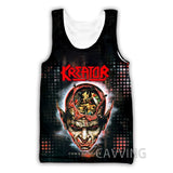 New Fashion Women/Men's 3D Print kreator  Tank Tops Harajuku  Vest  Summer Undershirt Shirts Streetwear